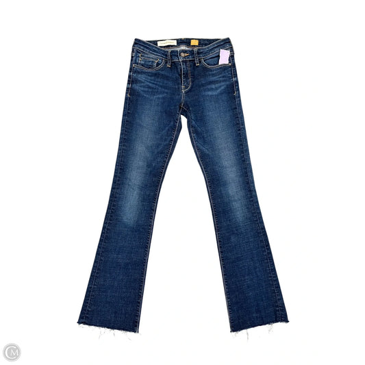 Jeans Cropped By Pilcro In Blue Denim, Size: 4