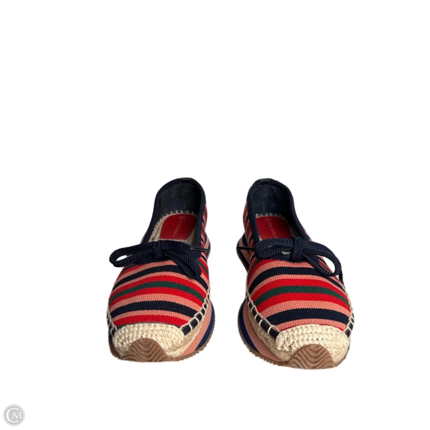 Shoes Designer By Tory Burch In Striped Pattern, Size: 8