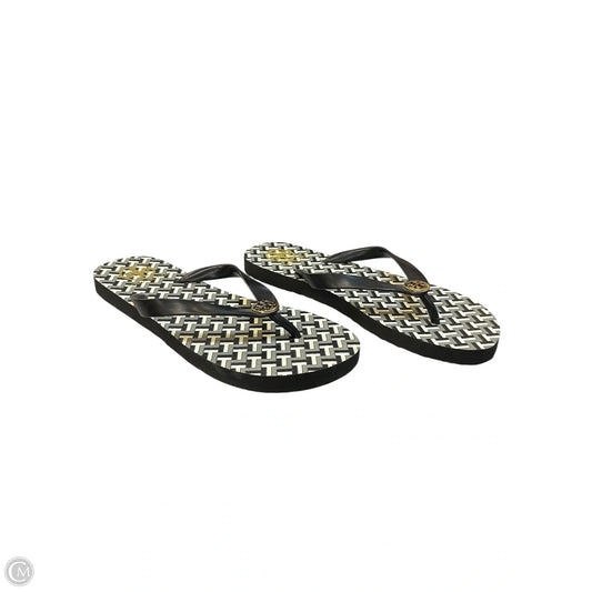 Sandals Designer By Tory Burch In Black, Size: 9