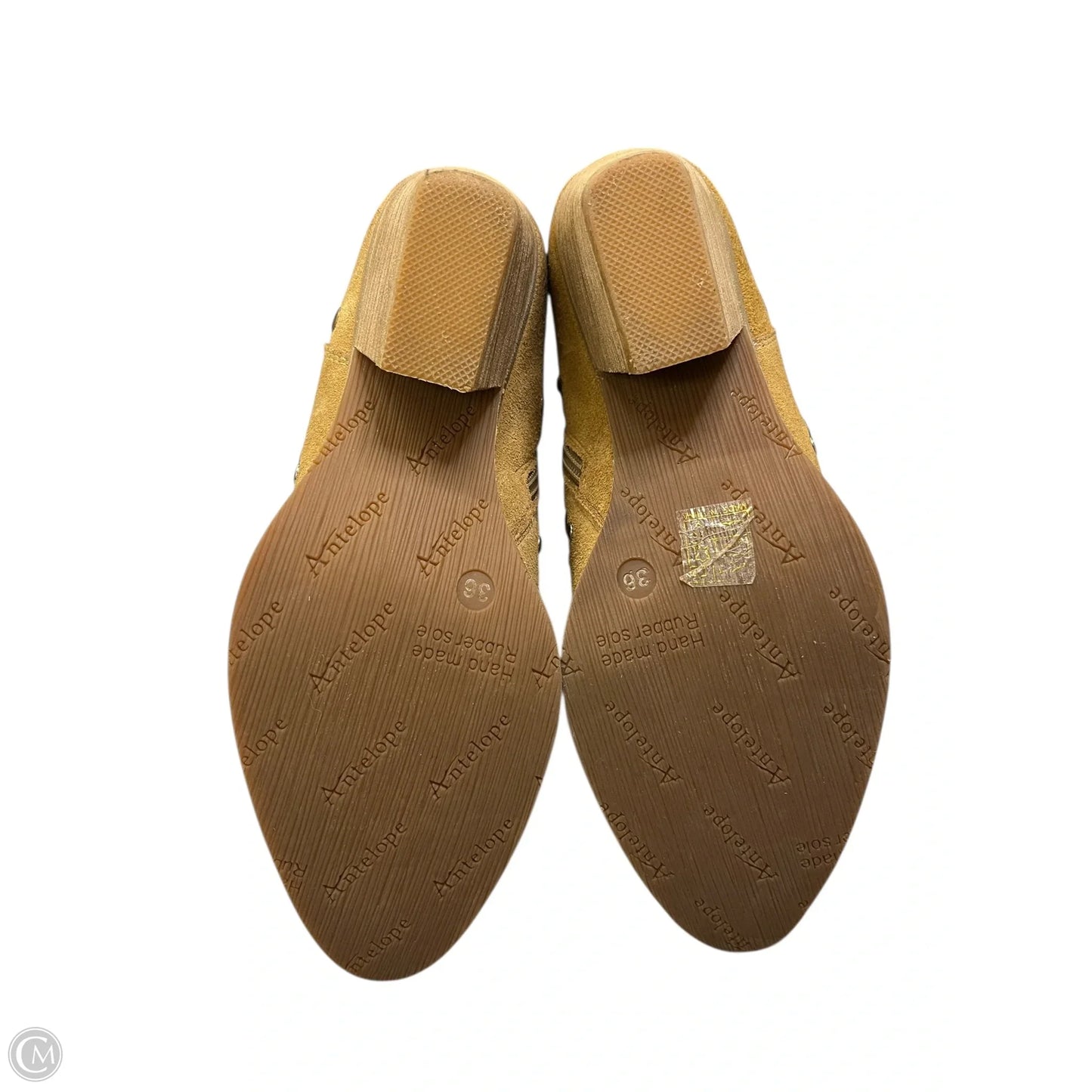 Boots Ankle Heels By ANTELOPE In Tan, Size: 6