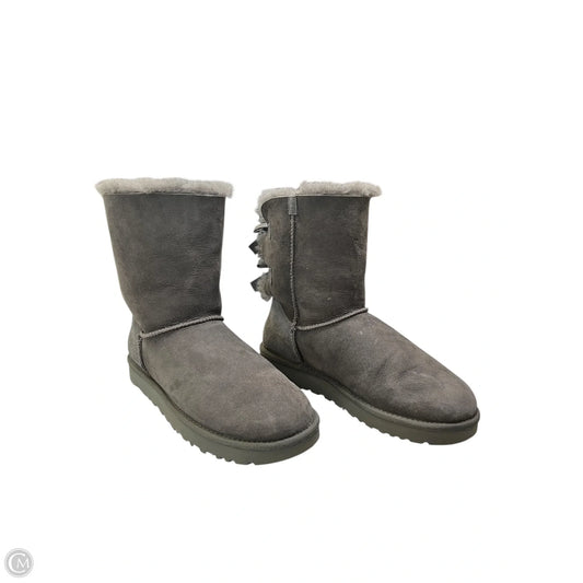 Boots Designer By Ugg In Grey, Size: 10