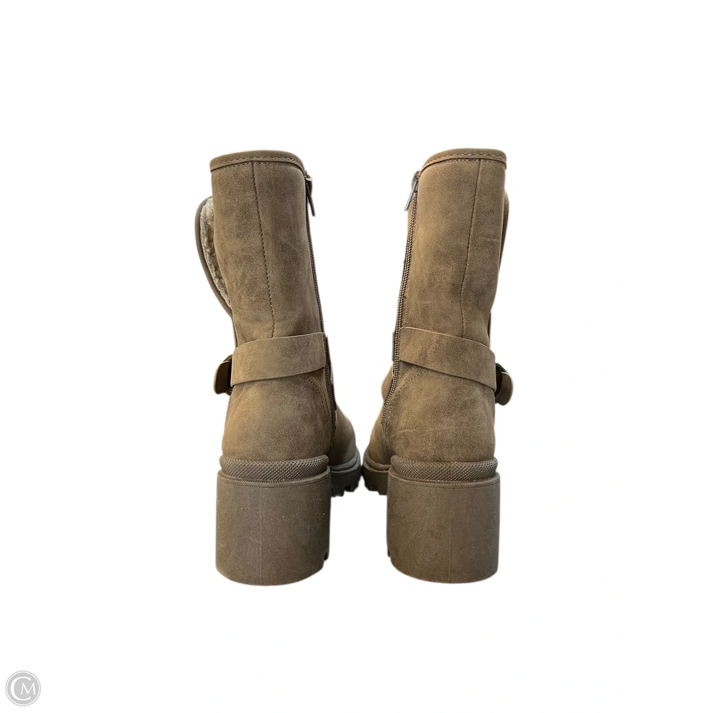 Boots Ankle Heels By Dolce Vita In Tan, Size: 9.5