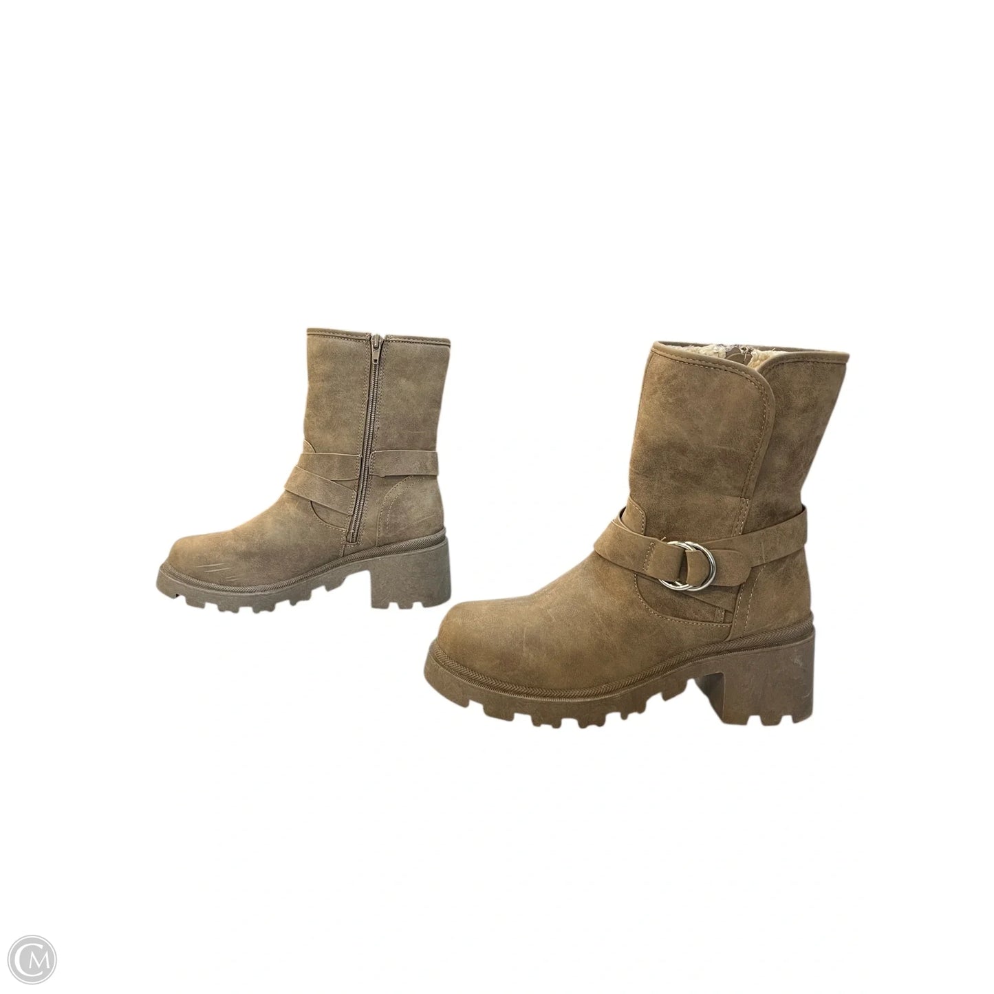 Boots Ankle Heels By Dolce Vita In Tan, Size: 9.5