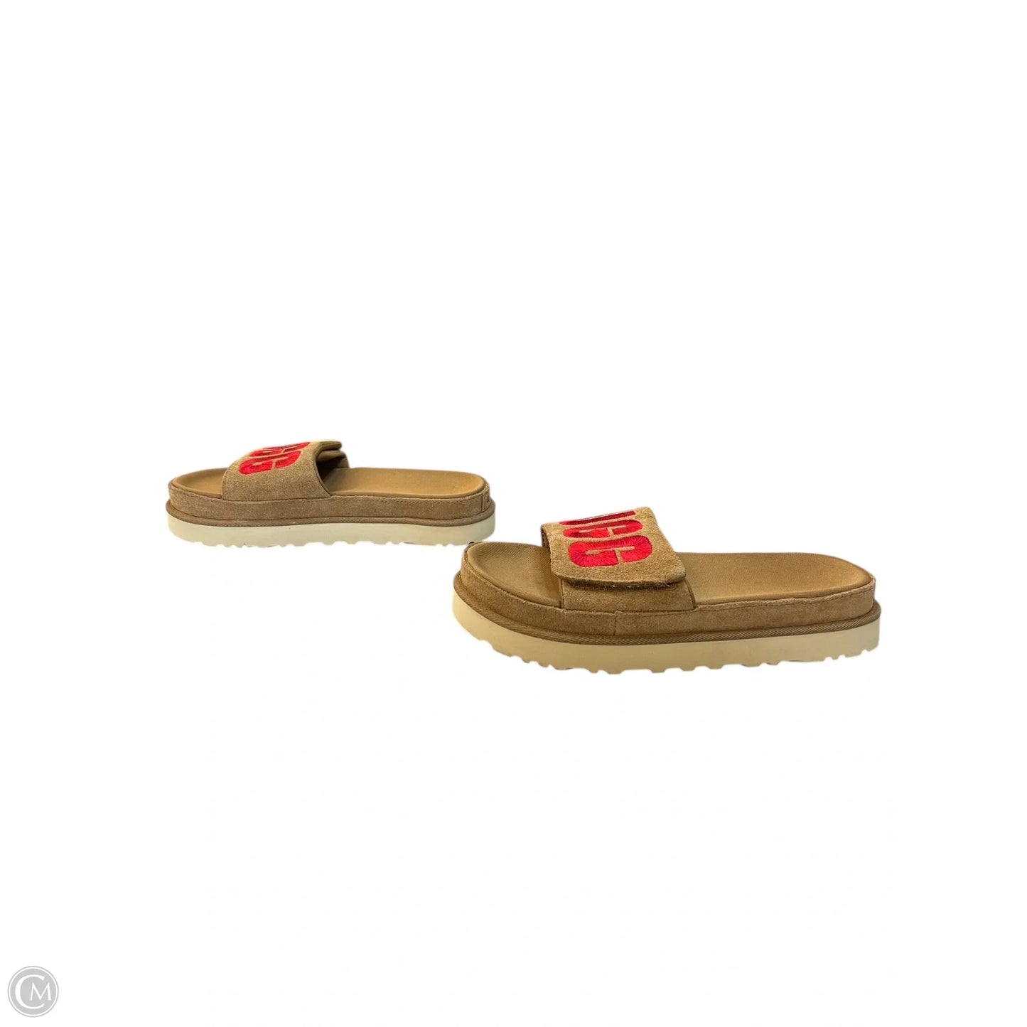 Sandals Designer By Ugg In Brown, Size: 10