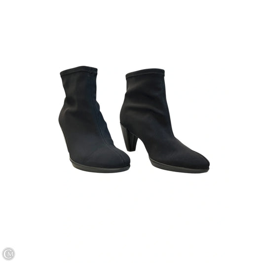 Boots Ankle Heels By Ecco In Black, Size: 9