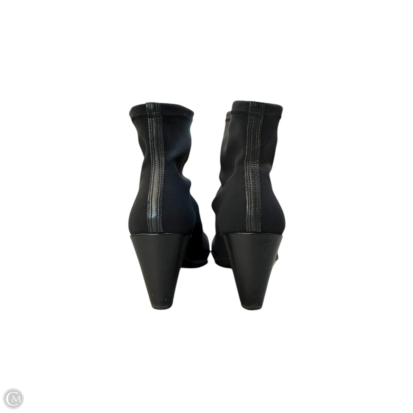 Boots Ankle Heels By Ecco In Black, Size: 9