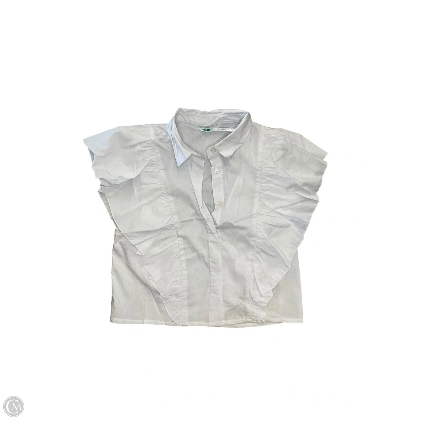 Top Sleeveless By Kimichi Blue In White, Size: S