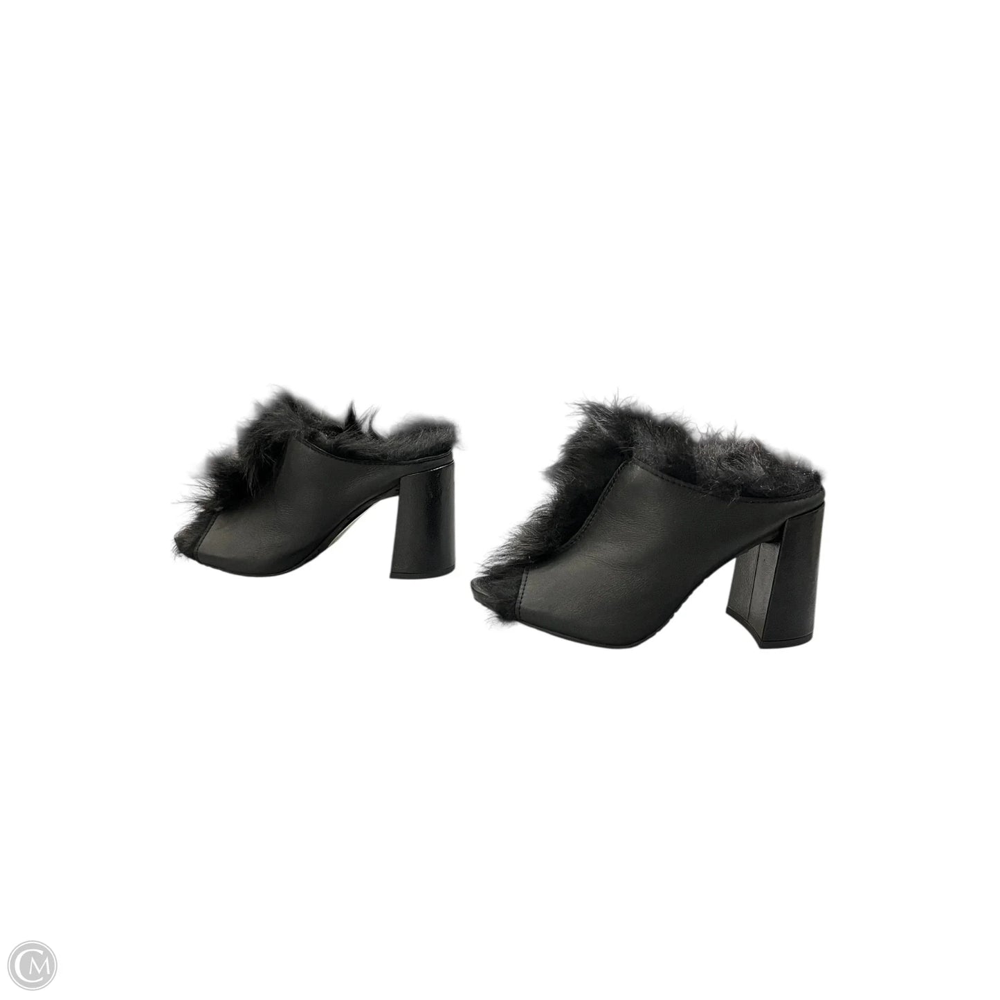 Sandals Heels Block By Pedro Garcia In Black, Size: 7