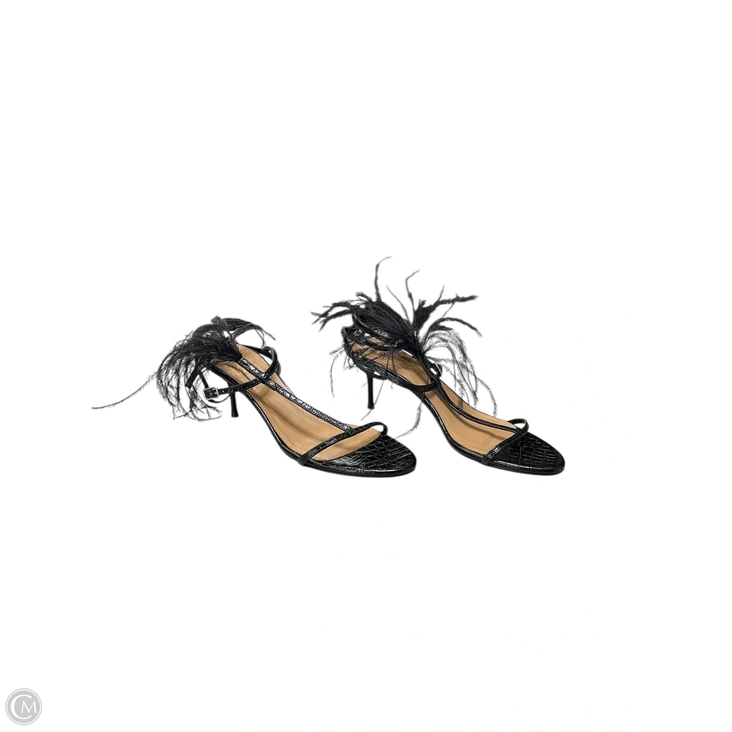 Sandals Designer By Aquazzura In Black, Size: 7.5