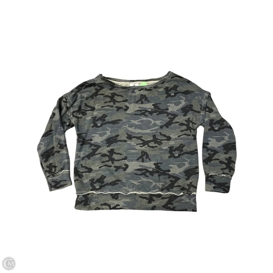 Sweatshirt Crewneck By Sundry In Camouflage Print, Size: Xs