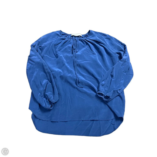 Blouse Long Sleeve By Amanda Uprichard In Blue, Size: M