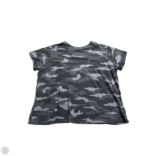 Top Short Sleeve By Athleta In Camouflage Print, Size: 2x