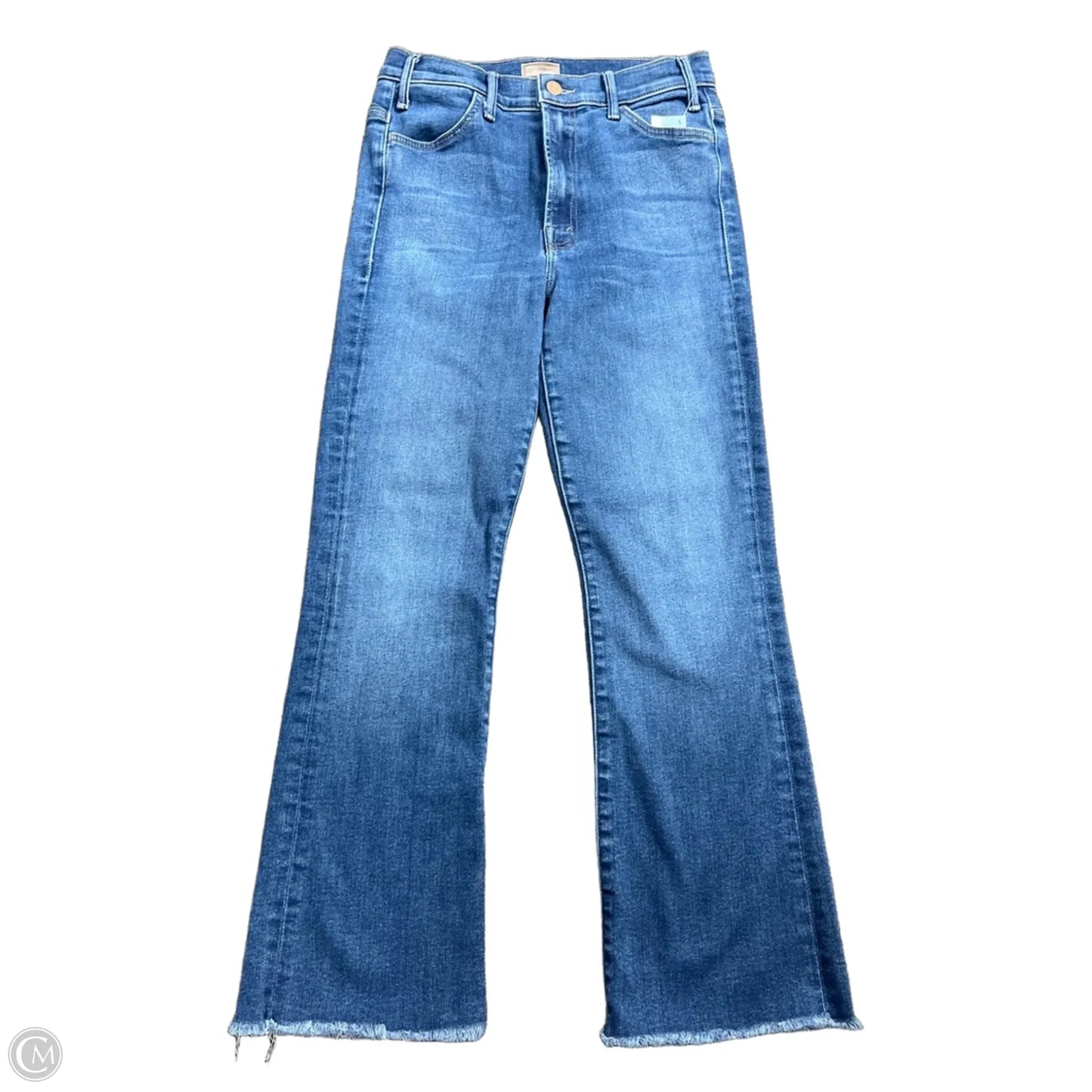 Jeans Cropped By Mother In Blue Denim, Size: 4