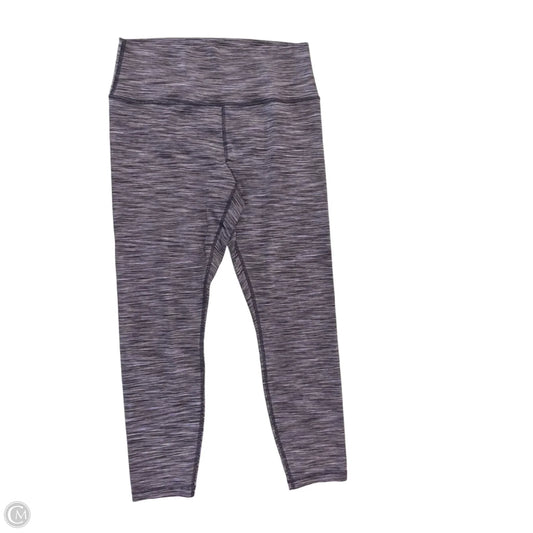 Athletic Leggings By Athleta In Purple, Size: L