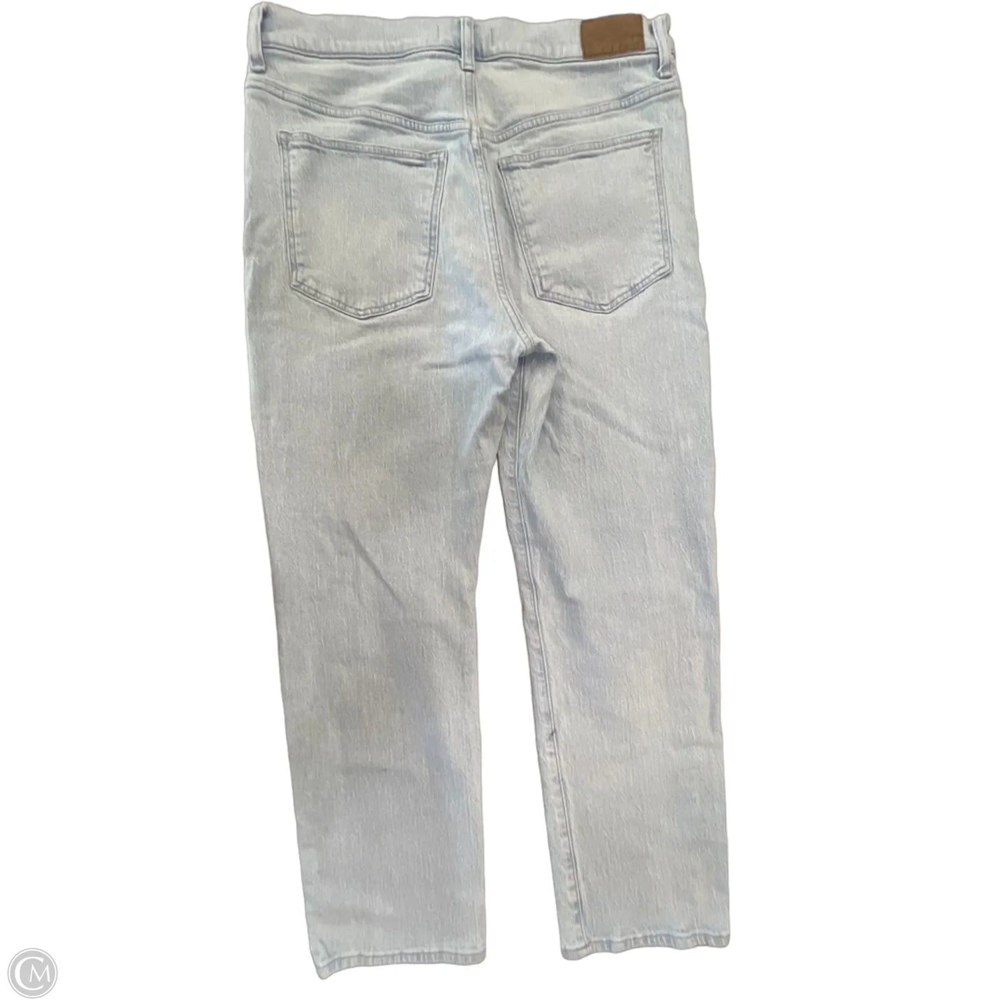 Jeans Straight By Madewell In Blue Denim, Size: 12