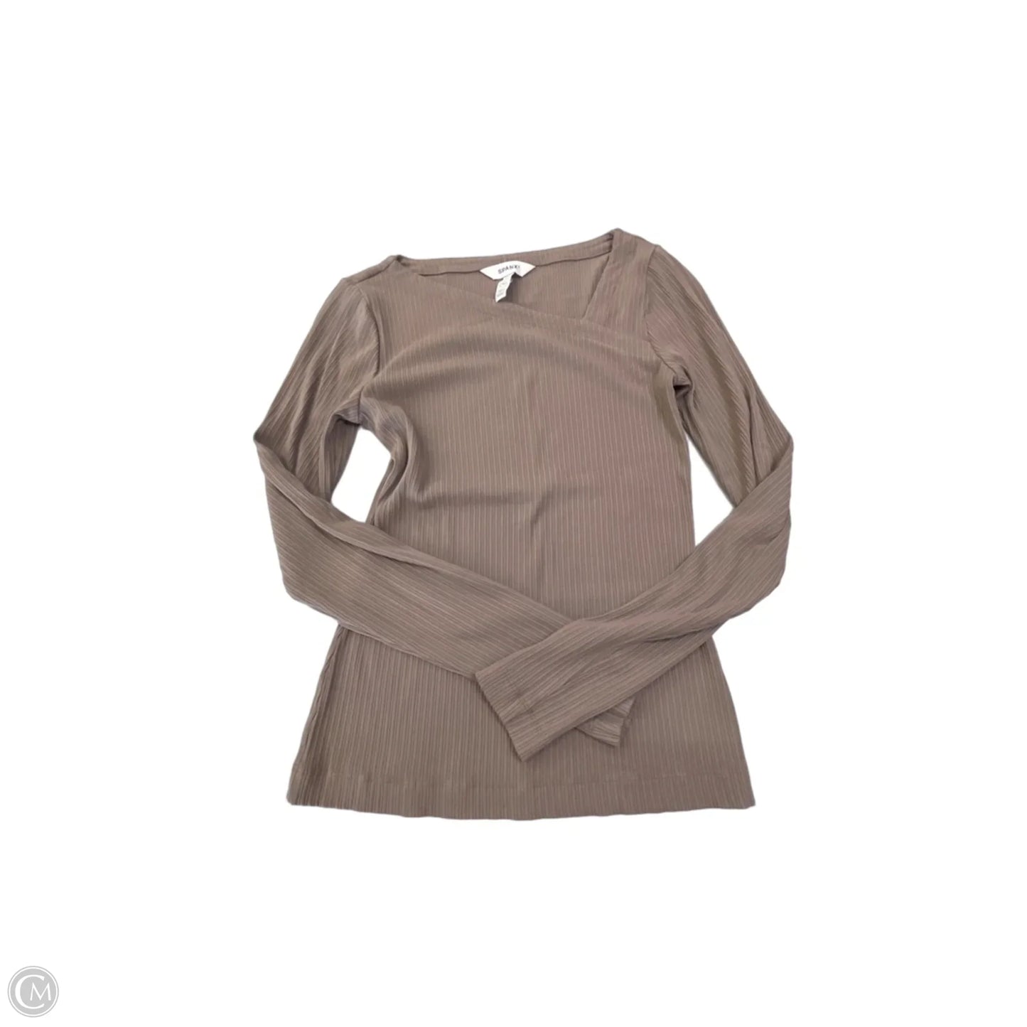 Top Long Sleeve By Spanx In Grey, Size: Xs