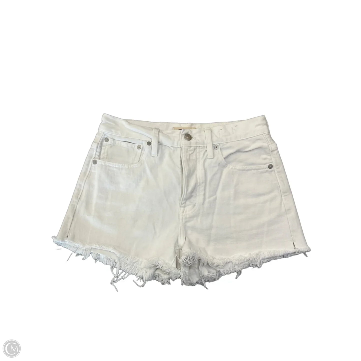 Shorts By Madewell In White Denim, Size: S