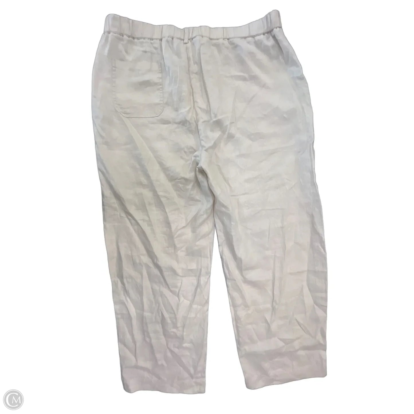 Pants Linen By Quince In Tan, Size: Xl