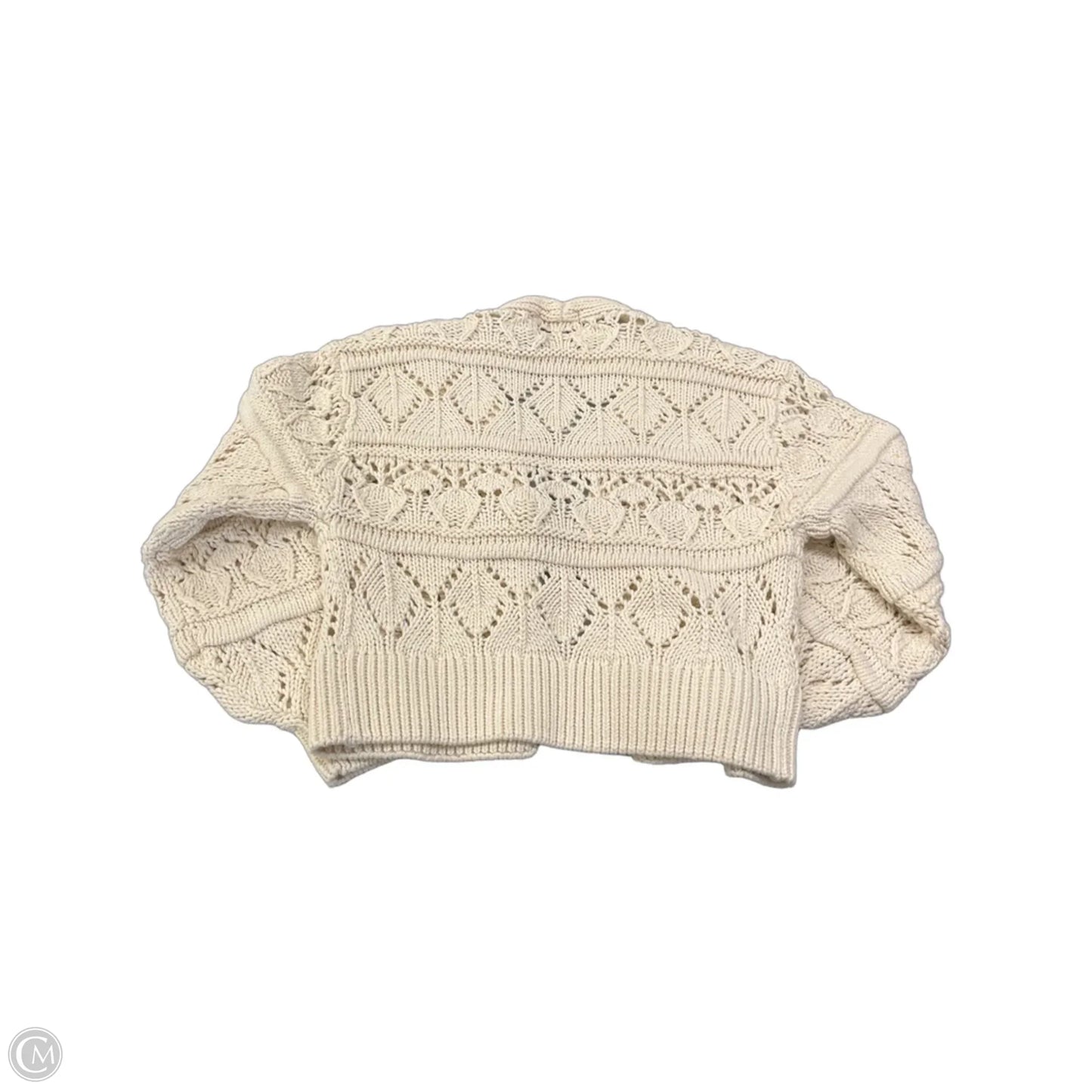 Cardigan By Industry In Cream, Size: S