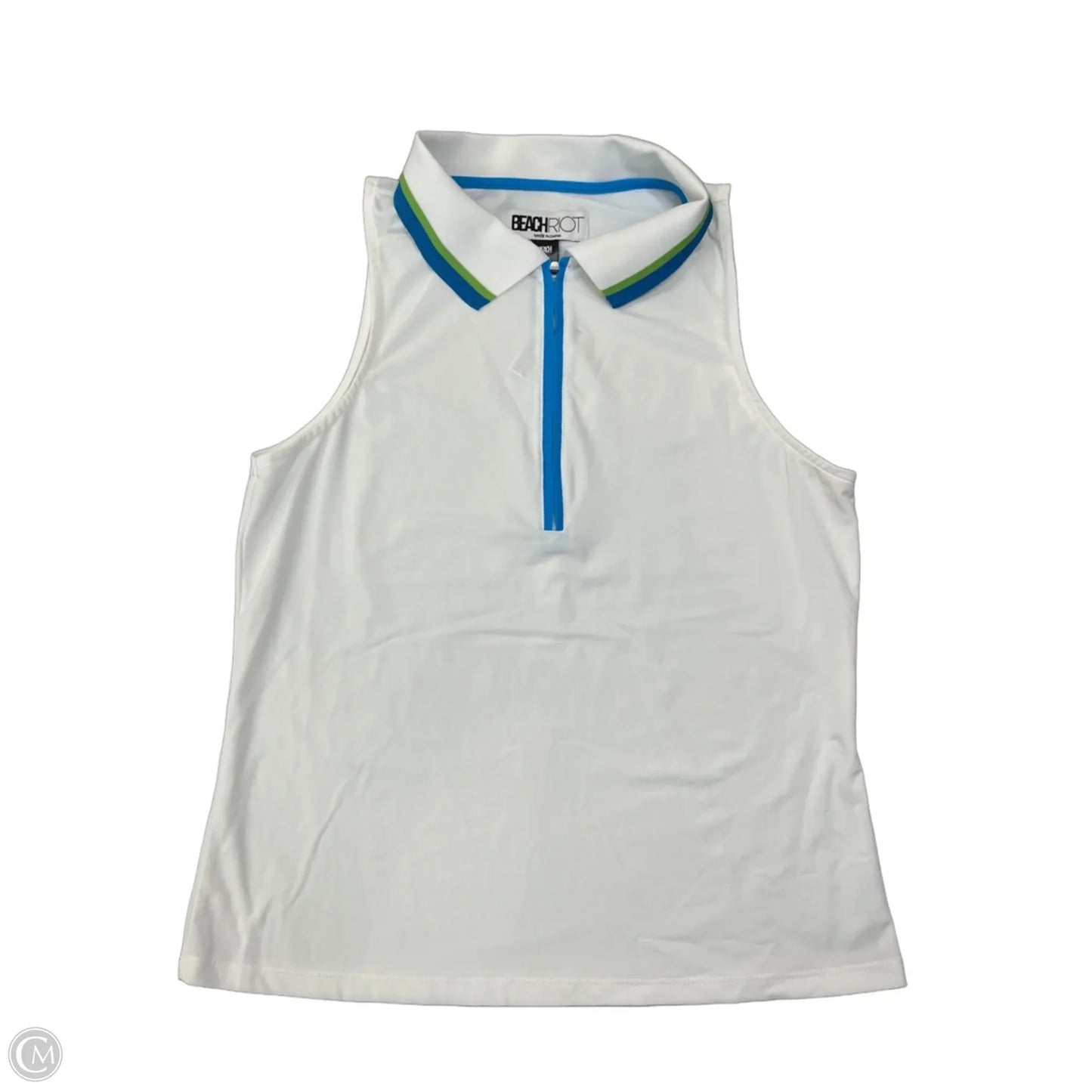 Athletic Tank Top By Beach Riot In White, Size: M