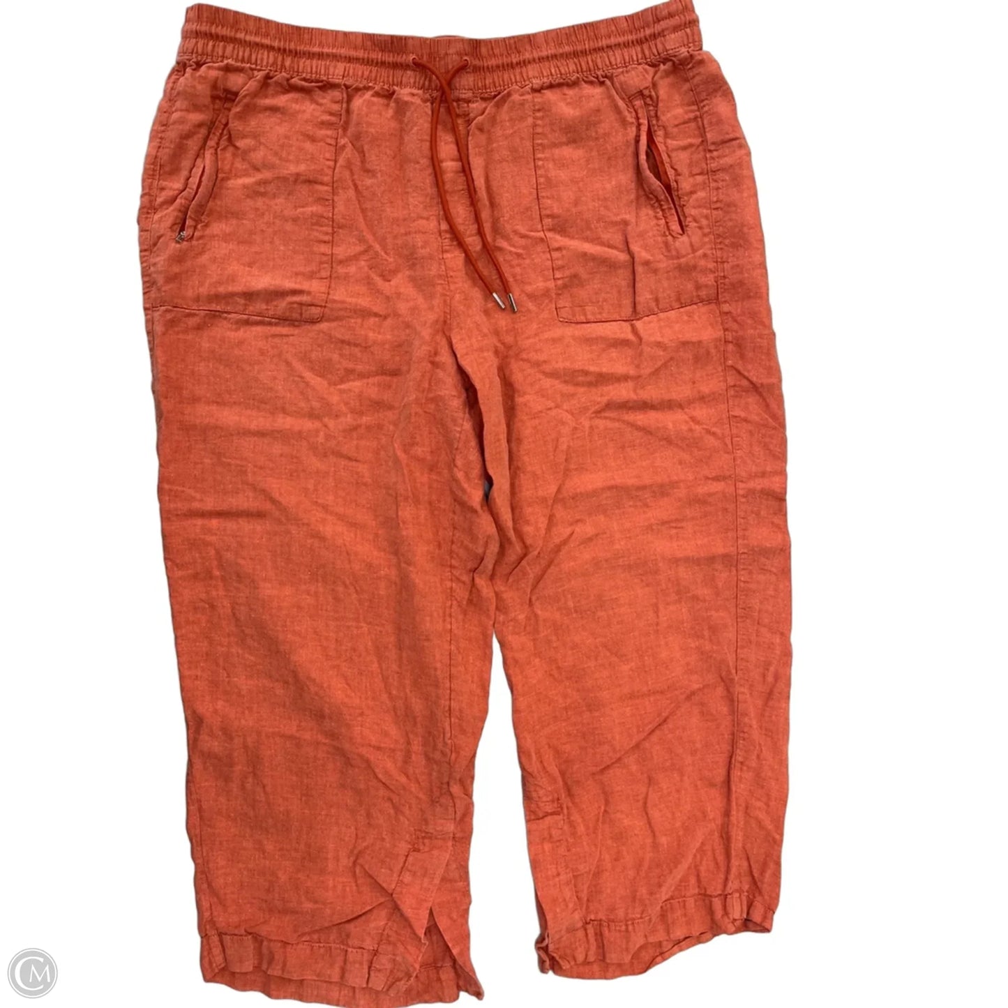 Pants Linen By Athleta In Orange, Size: 3x