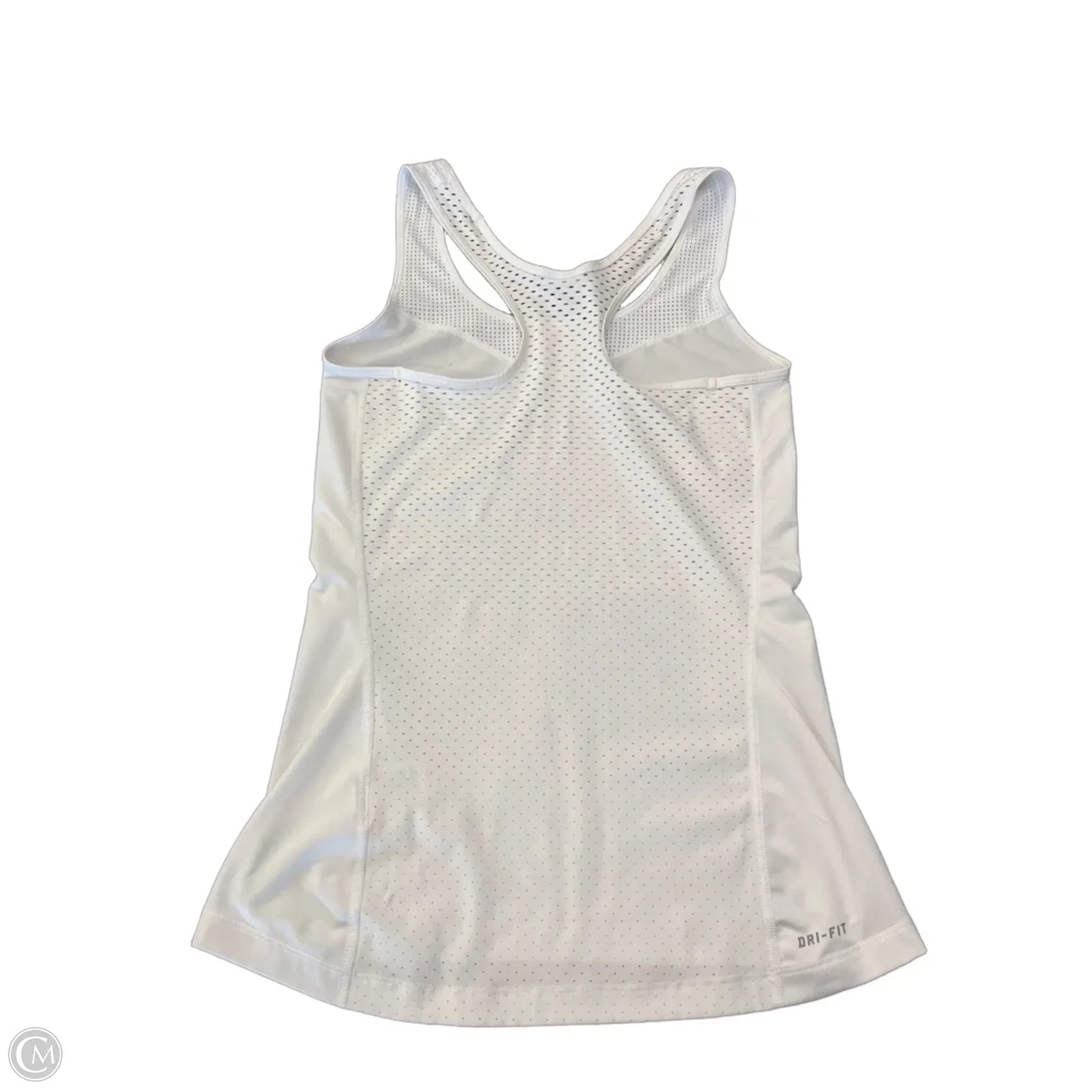 Athletic Tank Top By Nike Apparel In White, Size: S