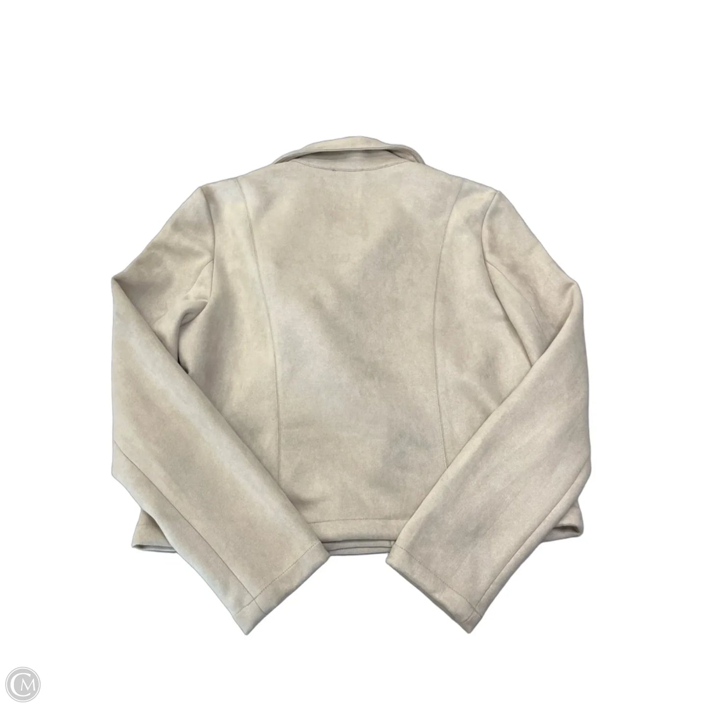 Jacket Moto By Mittoshop In Tan, Size: M
