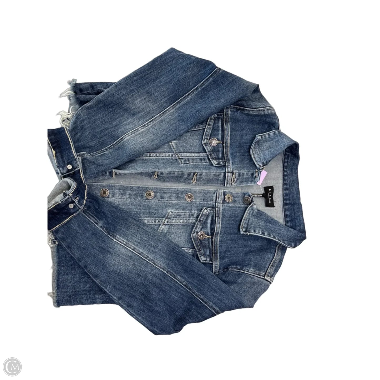 Jacket Denim By Risen In Blue Denim, Size: M