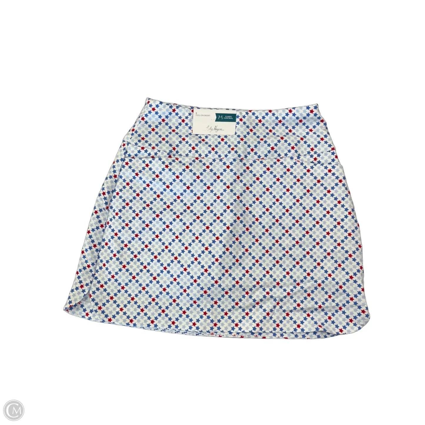 Athletic Skort By Lady Hagen In Blue Red & White, Size: S