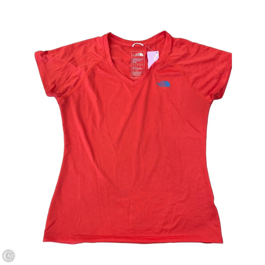 Athletic Top Short Sleeve By The North Face In Pink, Size: M