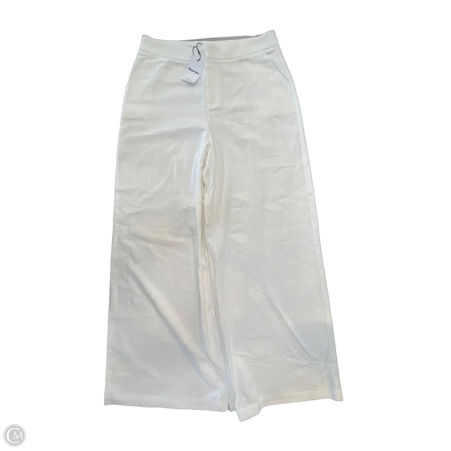 Pants Wide Leg By Showpo In White, Size: L