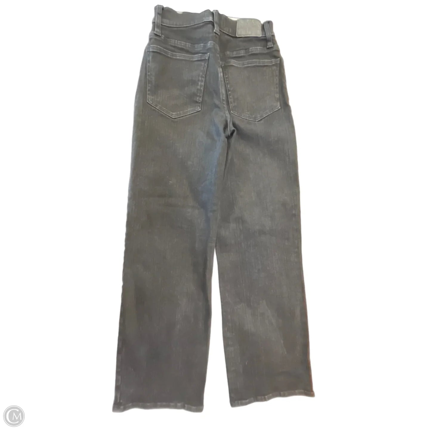 Jeans Wide Leg By Madewell In Black Denim, Size: 0
