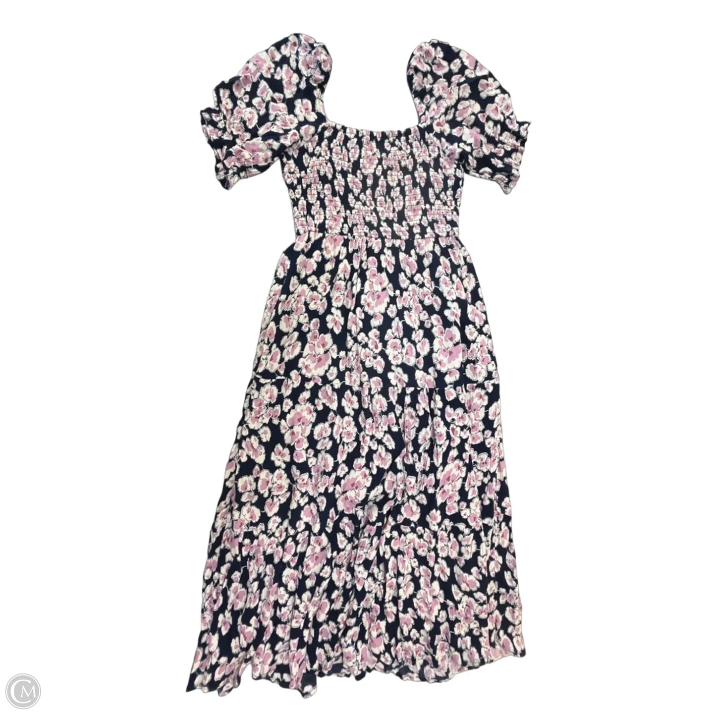 Dress Casual Midi By Abercrombie And Fitch In Floral Print, Size: M