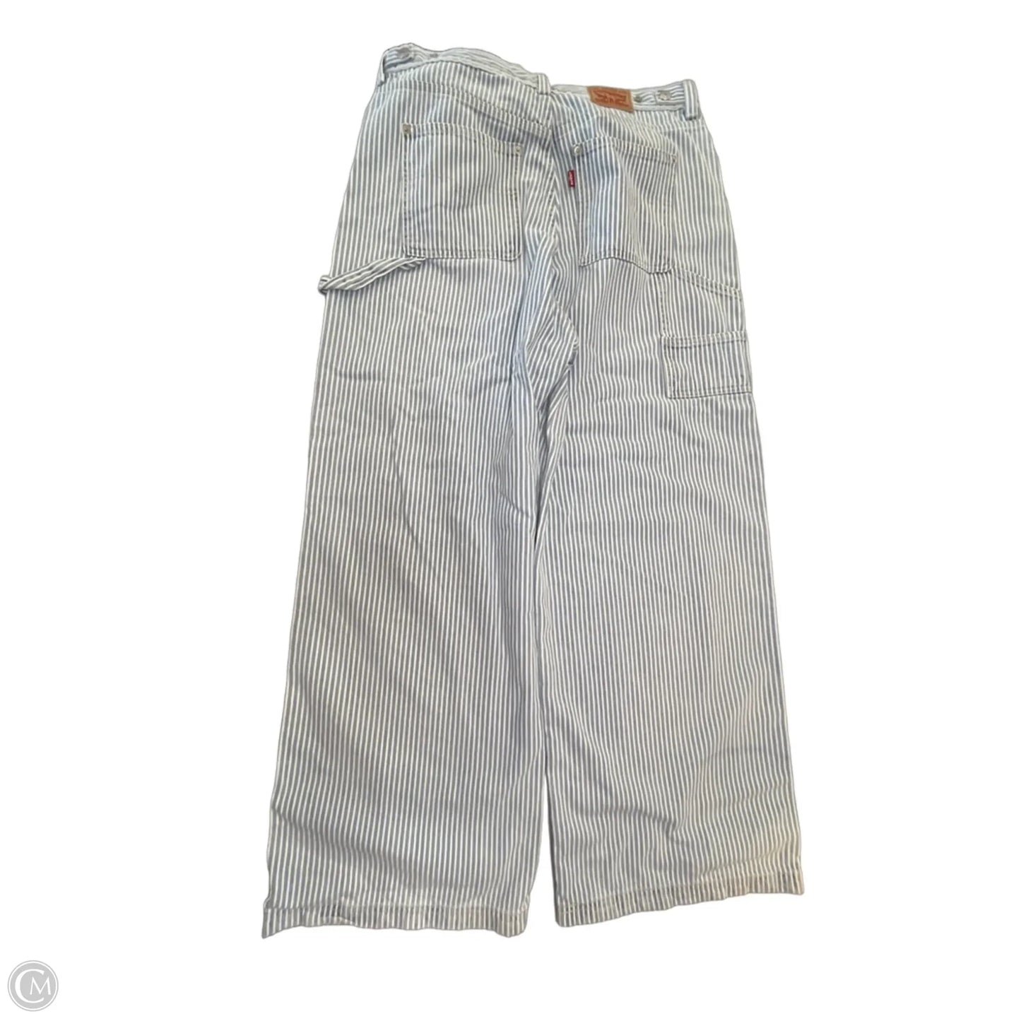 Jeans Wide Leg By Levis In Blue Denim, Size: 18