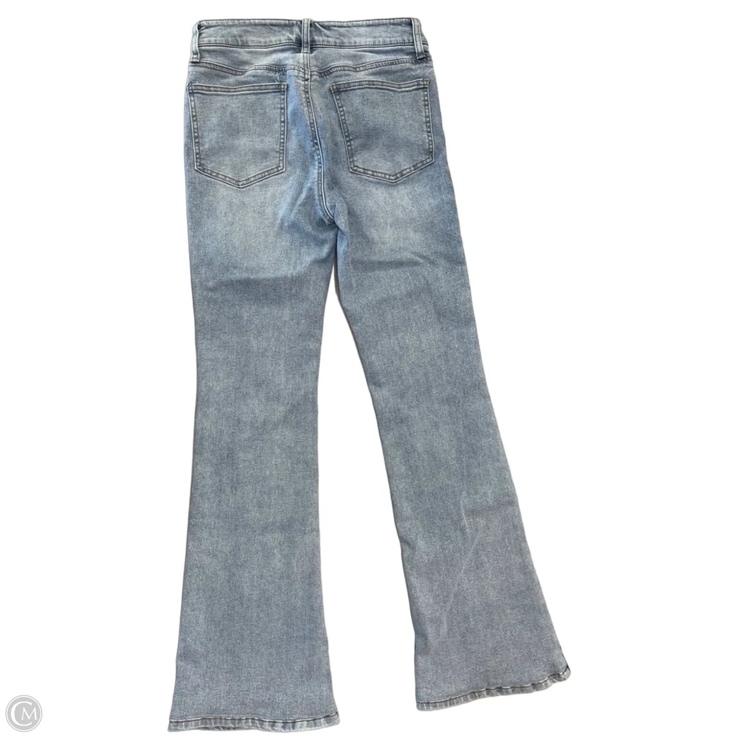 Jeans Flared By Oat In Blue Denim, Size: 6
