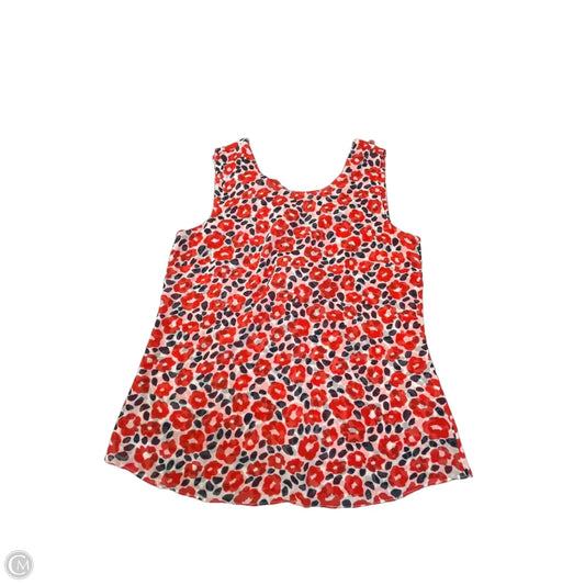 Blouse Sleeveless By Cabi In Floral Print, Size: S