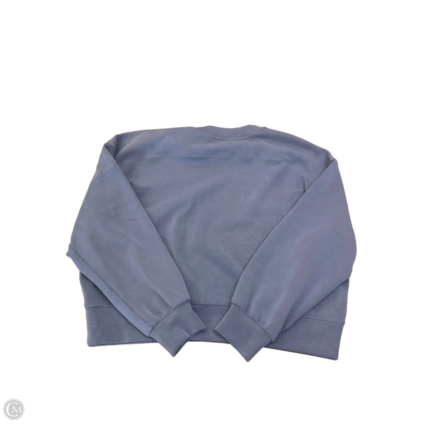 Athletic Top Long Sleeve Crewneck By Lululemon In Blue, Size: M