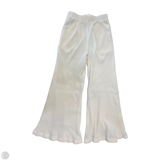 Pants Wide Leg By Callahan In White, Size: S