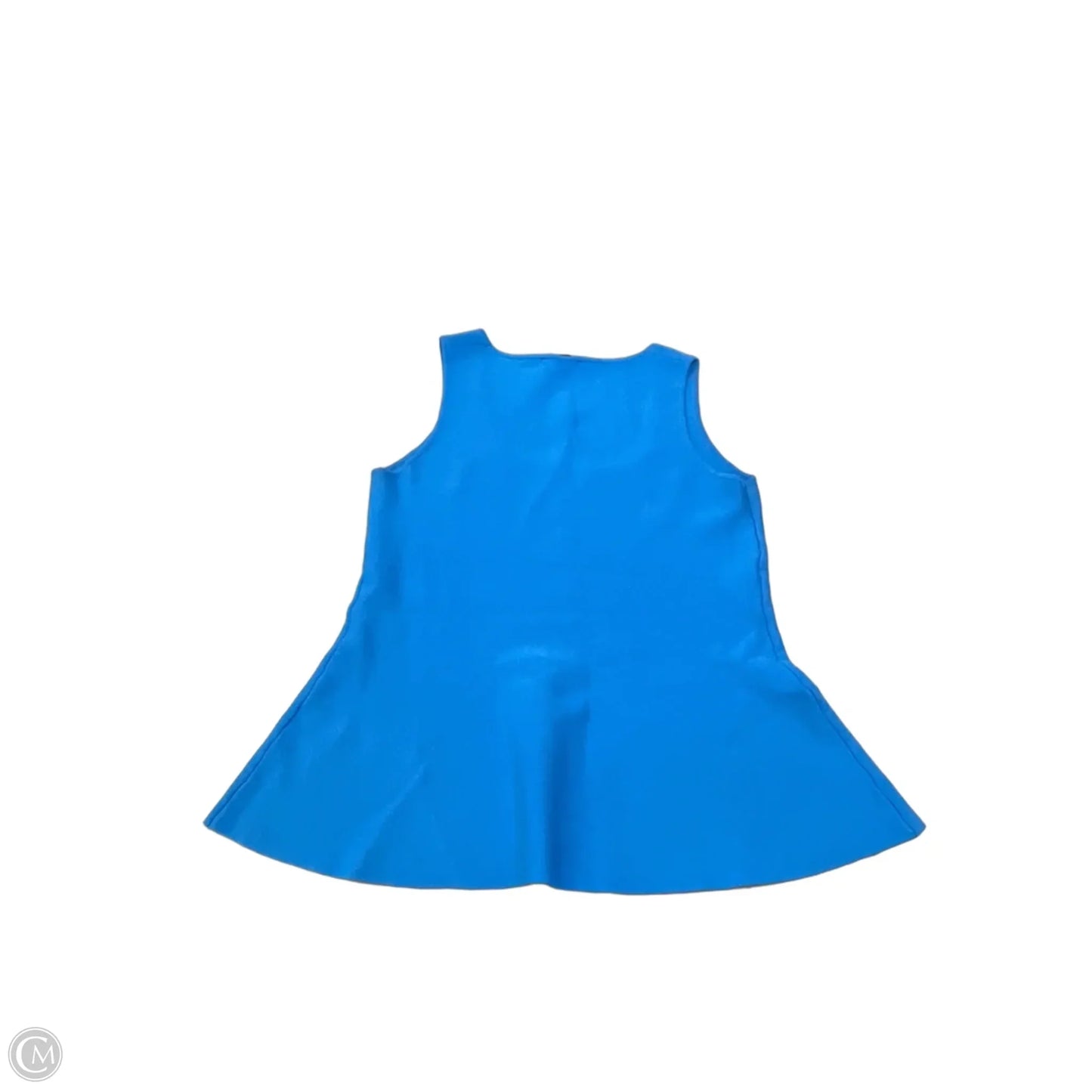 Top Sleeveless By Tahari In Blue, Size: S