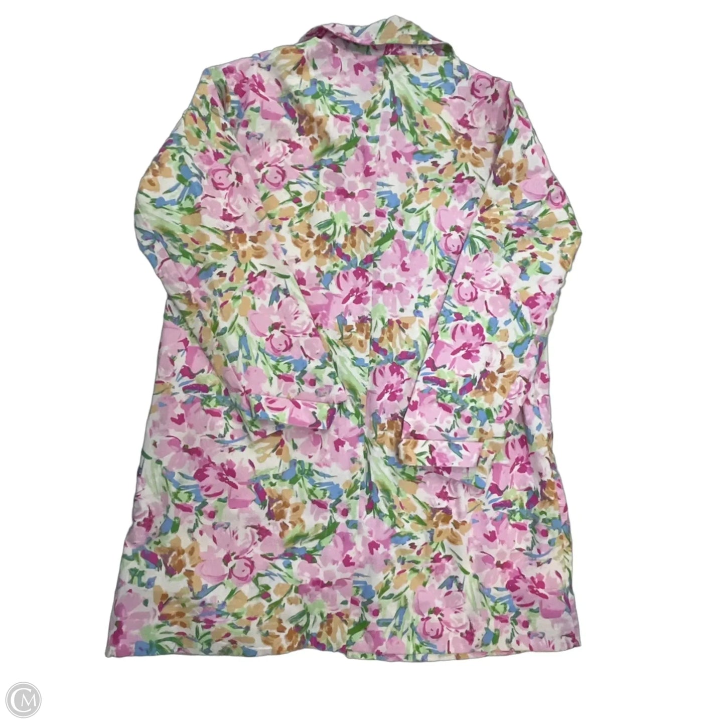Jacket Other By Free Assembly In Floral Print, Size: L