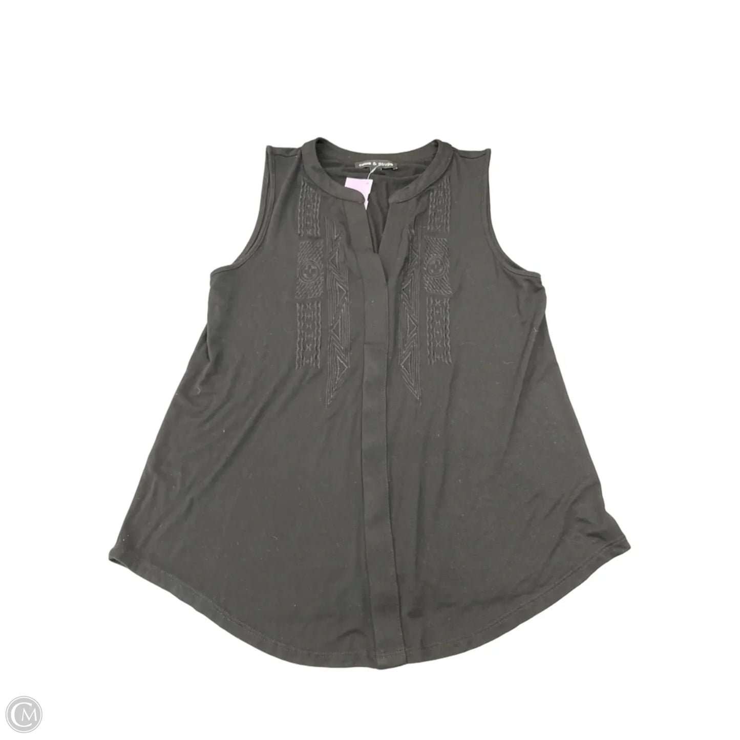 Top Sleeveless By Cable And Gauge In Black, Size: S