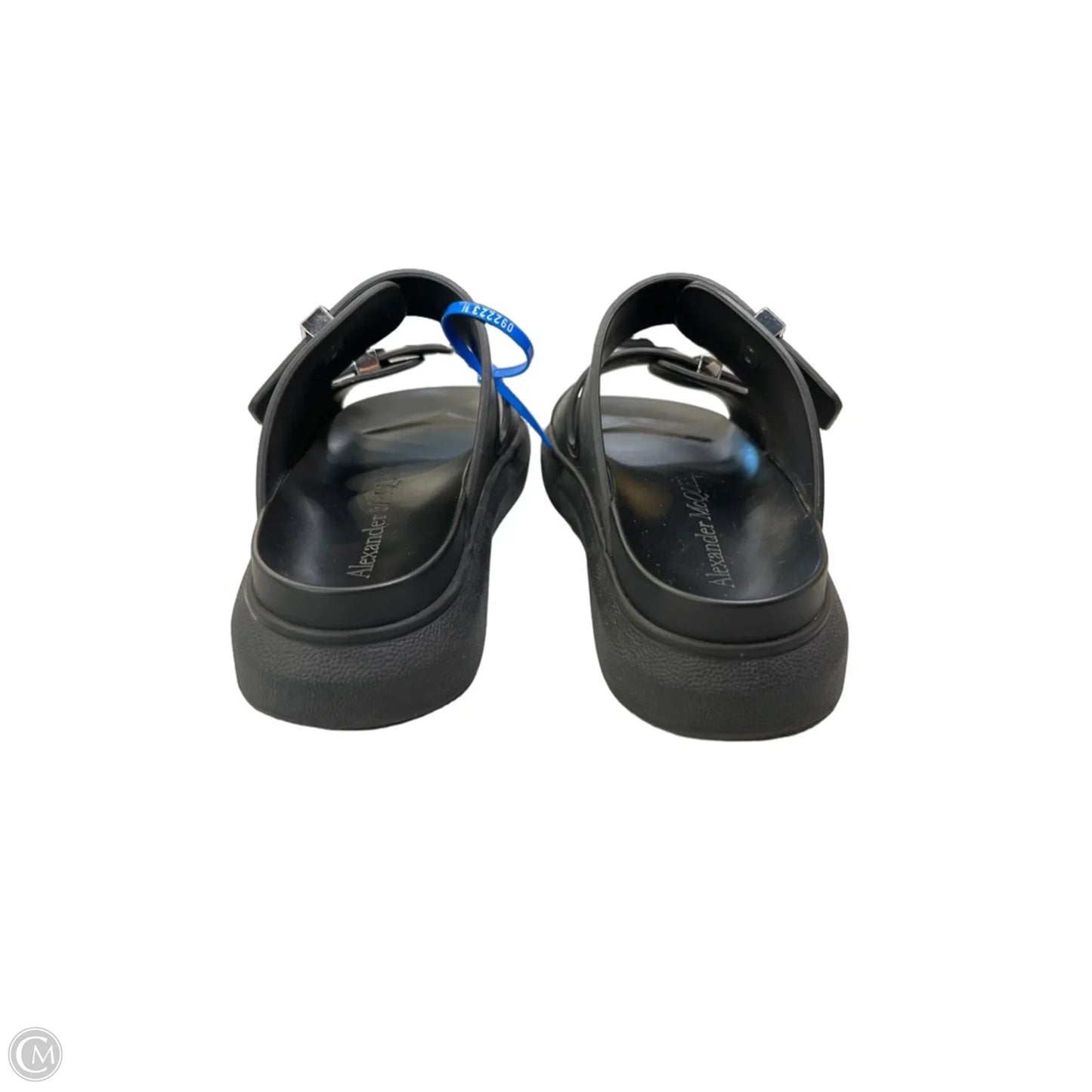 Sandals Luxury Designer By Alexander Mcqueen In Black, Size: 7