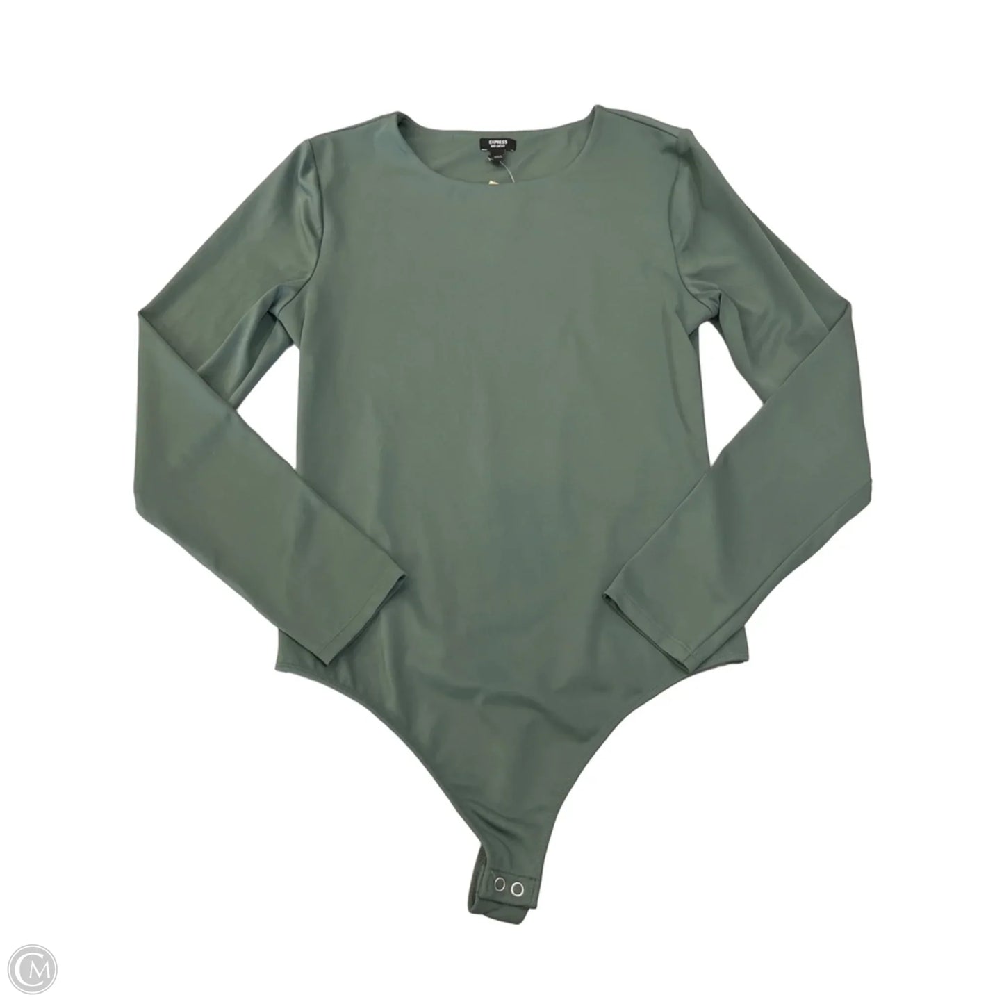 Bodysuit By Express In Green, Size: M