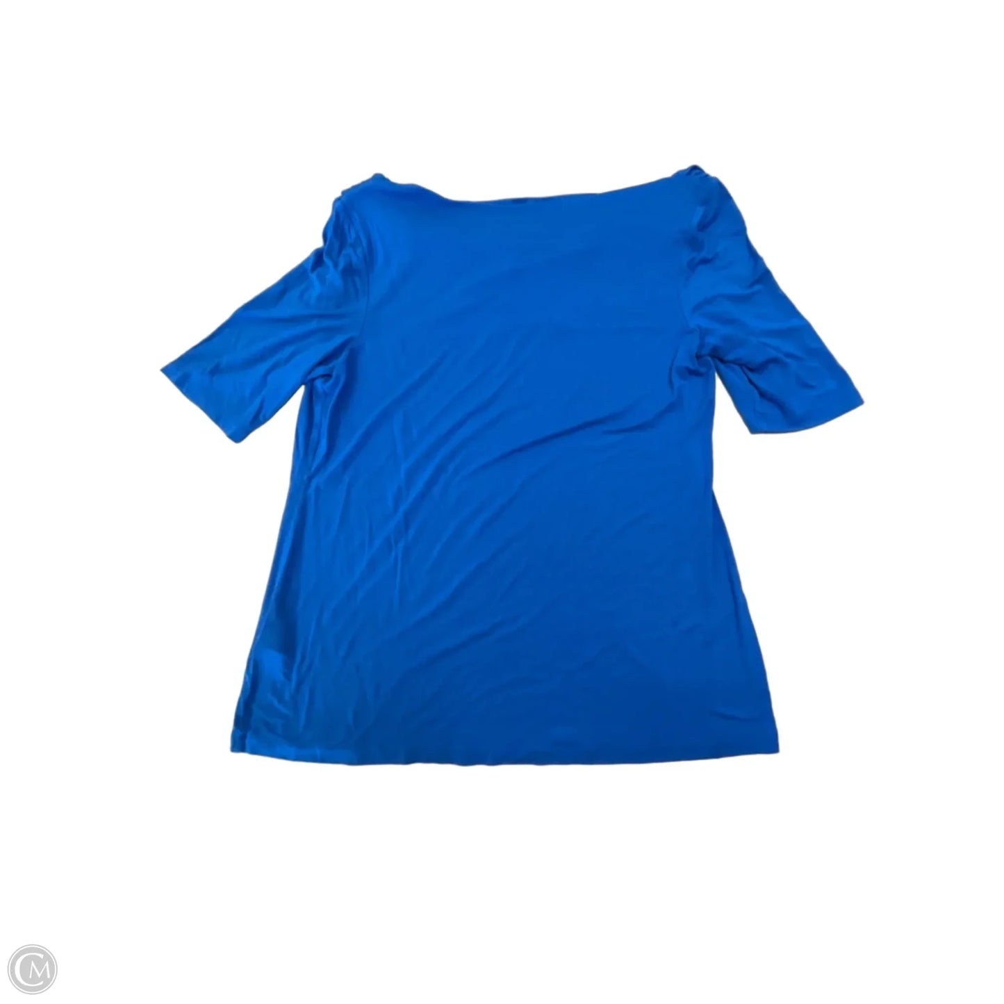 Blouse Designer By Lafayette 148 In Blue, Size: L