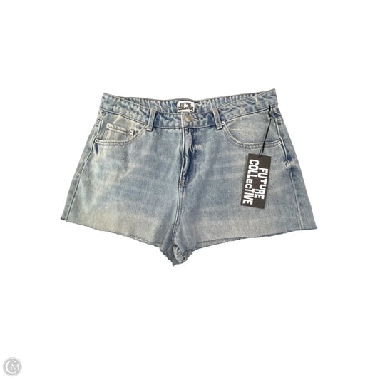 Shorts By Future Collective In Blue Denim, Size: M