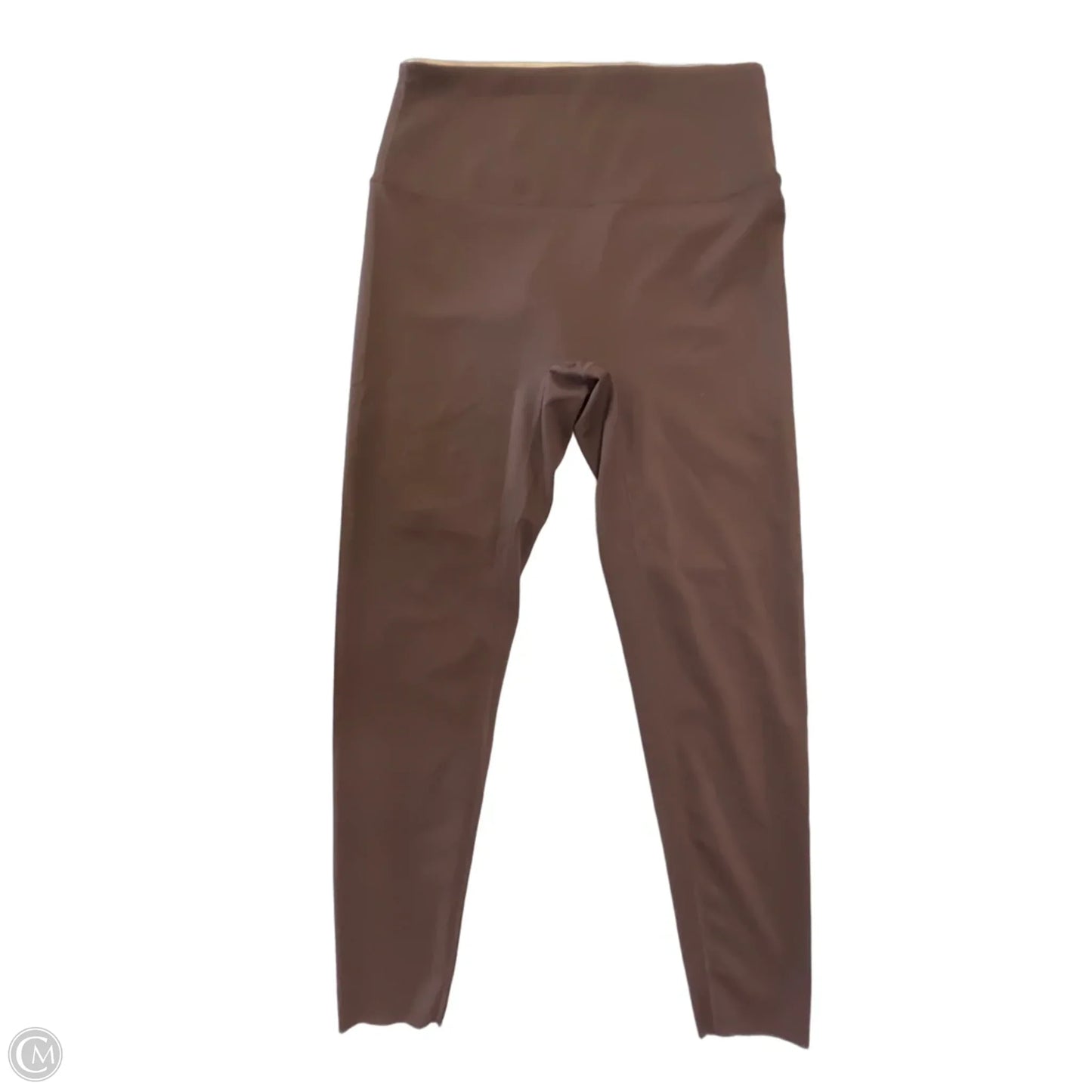 Athletic Leggings By Cmb In Brown & Yellow, Size: L