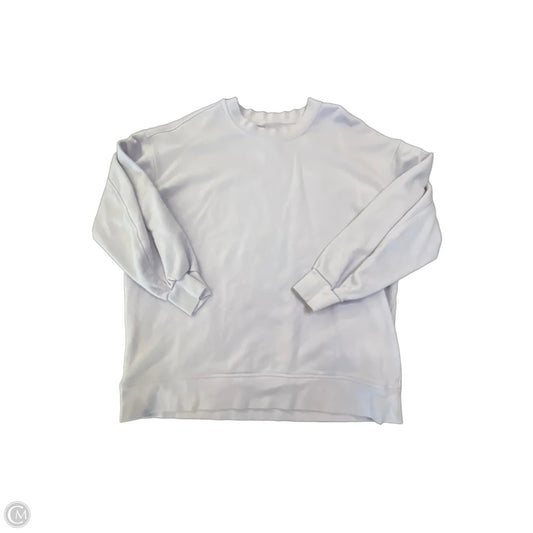 Athletic Sweatshirt Crewneck By Lululemon In Purple, Size: L