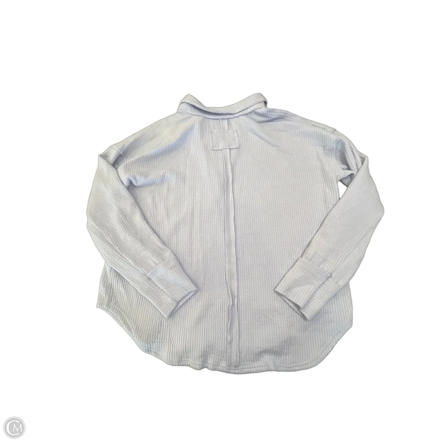 Top Long Sleeve By Blu Pepper In Blue, Size: Xl