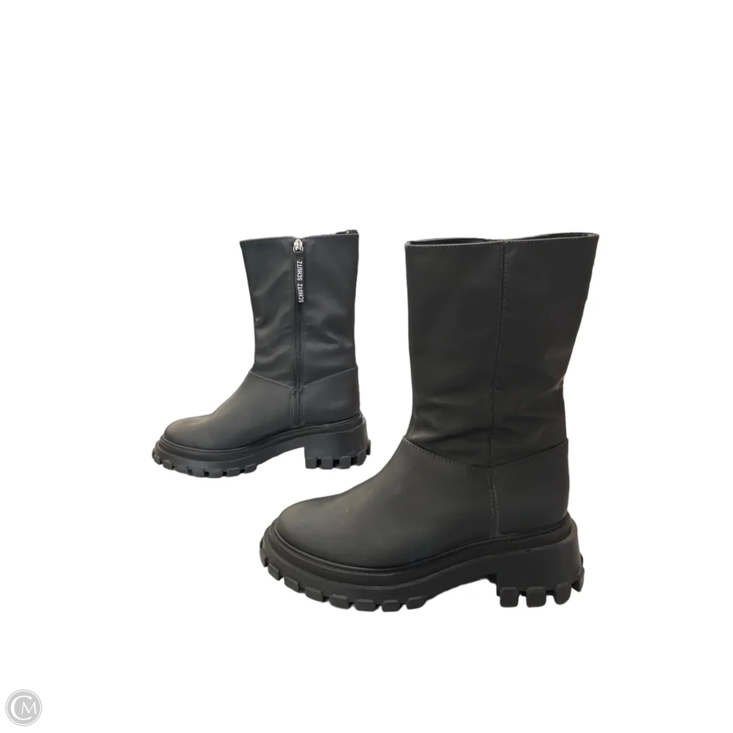 Boots Combat By Schutz In Black, Size: 8.5