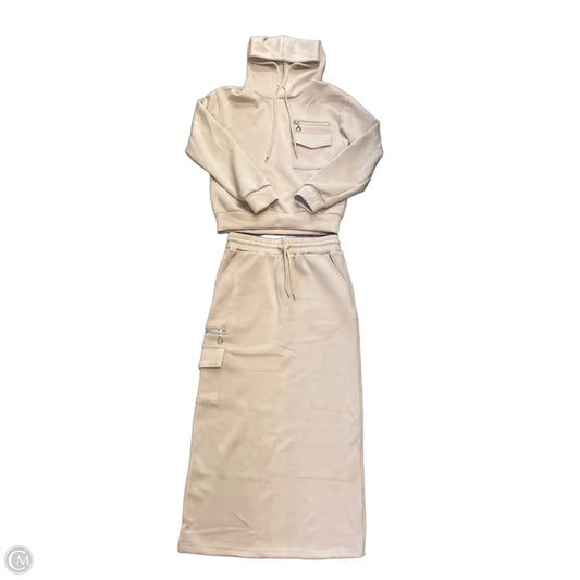 Skirt Set 2pc By Clothes Mentor In Brown, Size: S